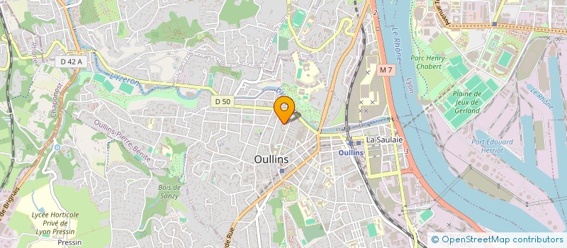 localisation de l'entreprise MONSIEUR JOANNES CHOUVET  OULLINS-PIERRE-BENITE