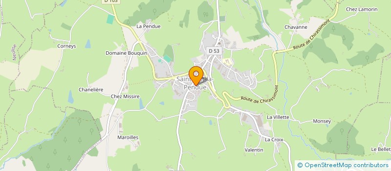 localisation de l'entreprise MONSIEUR JOANNES DUPERRAY à SAINT-JUST-LA-PENDUE