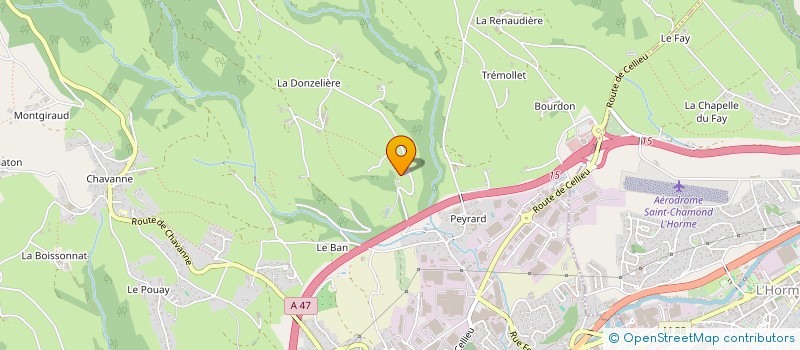 localisation de l'entreprise MONSIEUR JOANNES LYONNET  SAINT-CHAMOND