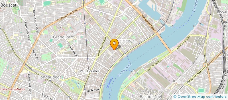 localisation de l'entreprise MONSIEUR JOANNES MARGOTTON  BORDEAUX