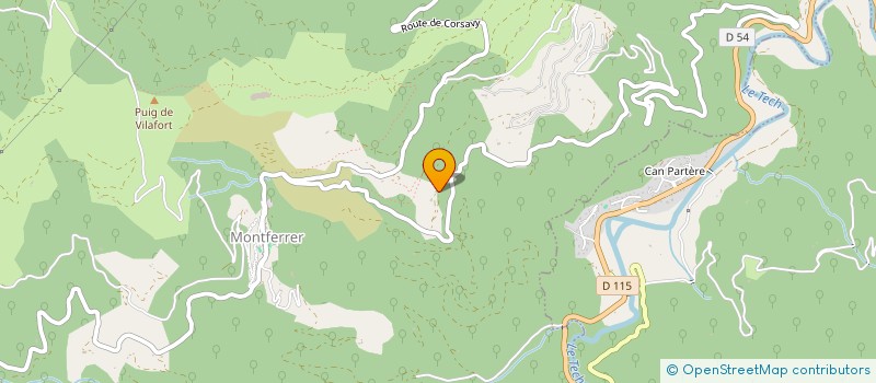 localisation de l'entreprise MONSIEUR JOANNES VAN BOXEL  MONTFERRER