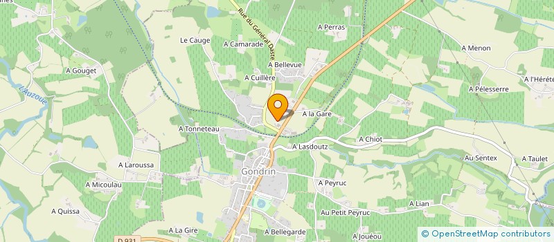 localisation de l'entreprise MONSIEUR JOANNES VAN GENNIP à LAGRAULET-DU-GERS