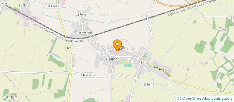 localisation de l'entreprise MONSIEUR JOANNICE REINARD  CIRE-D'AUNIS