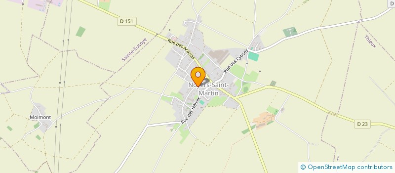 localisation de l'entreprise MONSIEUR JOANNICK LARSONNIER  NOYERS-SAINT-MARTIN