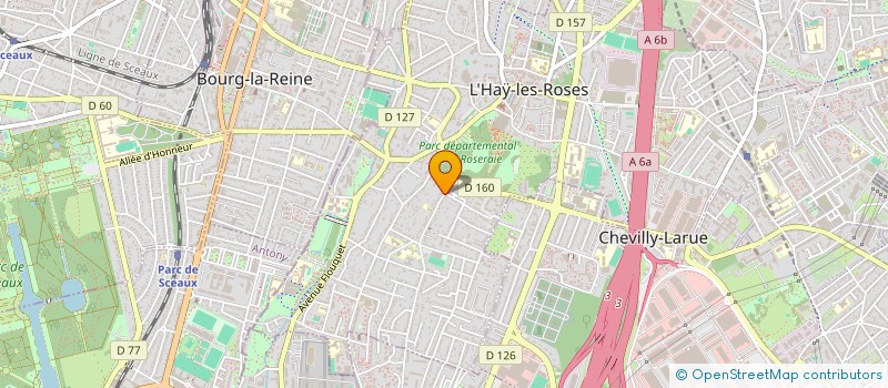 localisation de l'entreprise MONSIEUR JOANNY BERTALOT  L'HAY-LES-ROSES