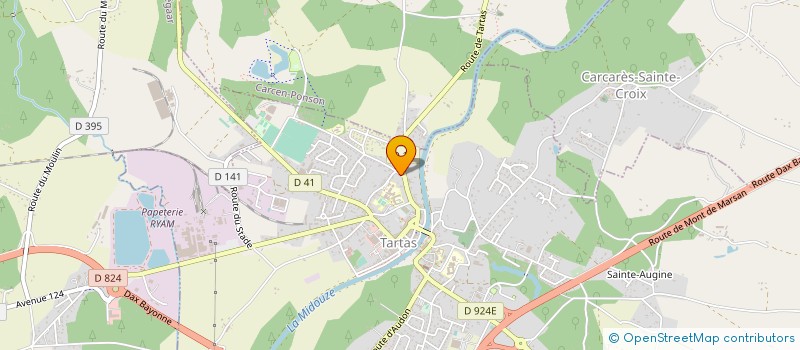 localisation de l'entreprise MONSIEUR JOANNY FREDERIC ERIC FLORES CAMPOS  TARTAS