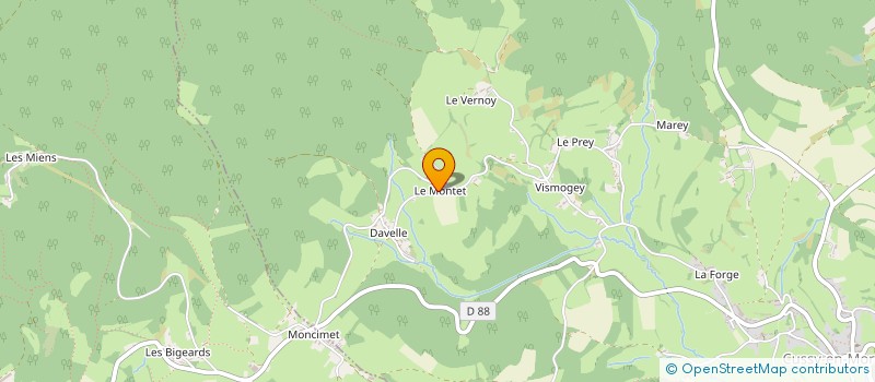 localisation de l'entreprise MONSIEUR JOANNY GUILLAUMIN  ANOST