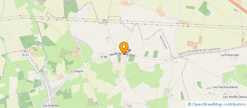 localisation de l'entreprise MONSIEUR JOANNY MONIN  APREMONT