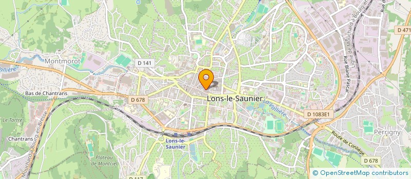 localisation de l'entreprise MONSIEUR JOAO ALVES à LONS-LE-SAUNIER