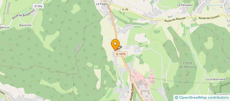 localisation de l'entreprise MONSIEUR JOAO ALVES  VOIRON