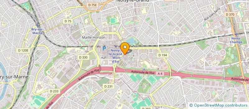 localisation de l'entreprise MONSIEUR JOAO ALVES DA LUZ à NOISY-LE-GRAND