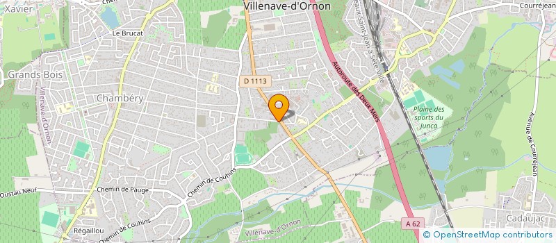 localisation de l'entreprise MONSIEUR JOAO ALVES TEIXEIRA  VILLENAVE-D'ORNON