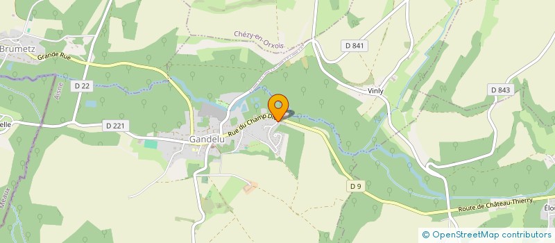 localisation de l'entreprise MONSIEUR JOAO ARMINDO MOREIRA VIEIRA  GANDELU