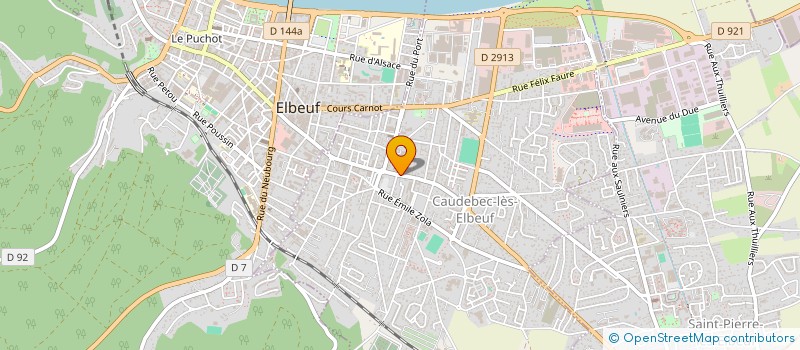 localisation de l'entreprise MONSIEUR JOAO AZEVEDO COSTA à CAUDEBEC-LES-ELBEUF