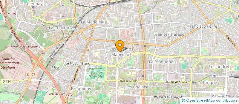 localisation de l'entreprise MONSIEUR JOAO BAPTISTA GOMES  RENNES