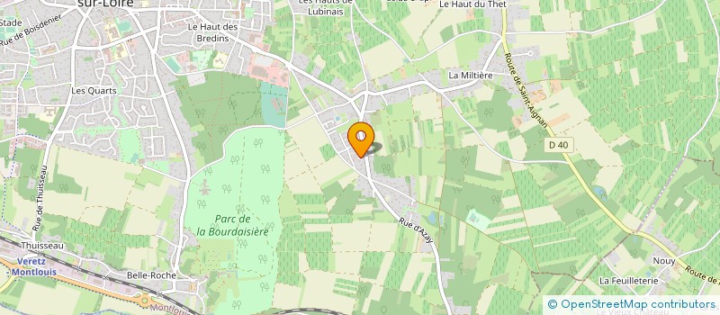 localisation de l'entreprise MONSIEUR JOAO BASTOS DA ROCHA à MONTLOUIS-SUR-LOIRE