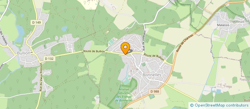 localisation de l'entreprise MONSIEUR JOAO BORGES AIRES  BONNELLES