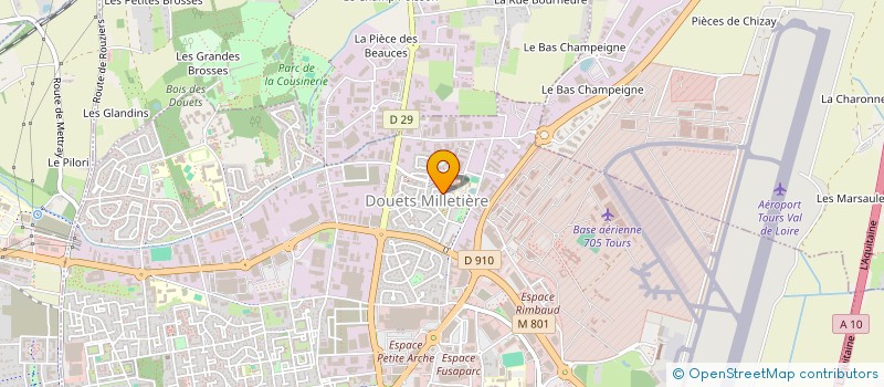 localisation de l'entreprise MONSIEUR JOAO CALDEIRA  TOURS