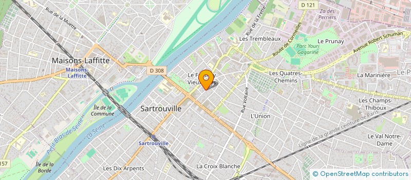 localisation de l'entreprise MONSIEUR JOAO CAMPOS BASTOS  SARTROUVILLE