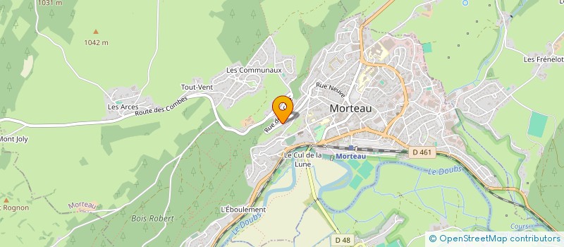 localisation de l'entreprise MONSIEUR JOAO CANDEIAS PAULO  MORTEAU