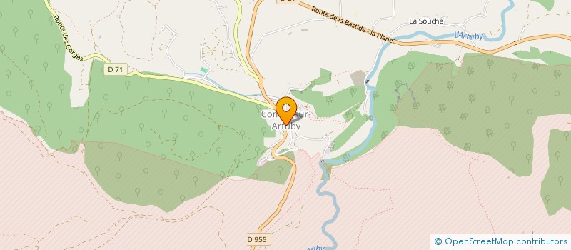 localisation de l'entreprise MONSIEUR JOAO CARLOS DE SOUSA MOREIRA  COMPS-SUR-ARTUBY