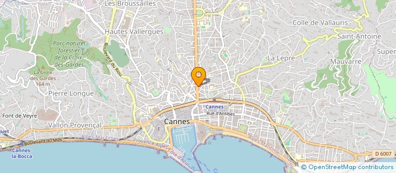 localisation de l'entreprise MONSIEUR JOAO CARLOS DIAS à CANNES
