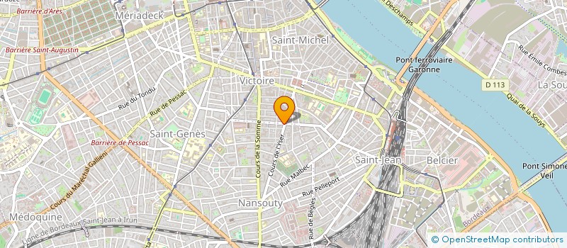 localisation de l'entreprise MONSIEUR JOAO CARLOS MARTINS COUTINHO  BORDEAUX