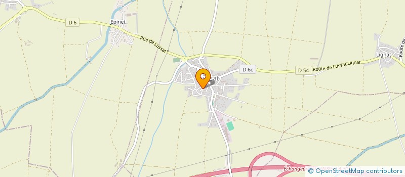 localisation de l'entreprise MONSIEUR JOAO CARREIRO  LUSSAT