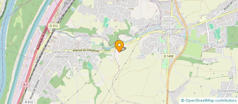 localisation de l'entreprise MONSIEUR JOAO CARVALHO DE SA  SAINT-SYMPHORIEN-D'OZON