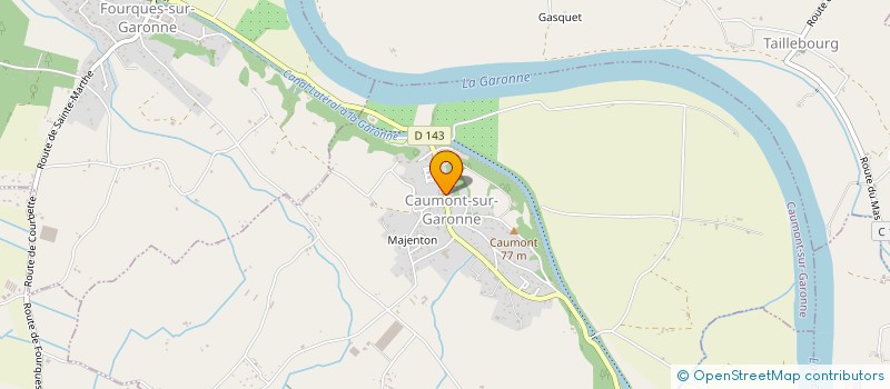 localisation de l'entreprise MONSIEUR JOAO CASTAINHERA BORGES  CAUMONT-SUR-GARONNE