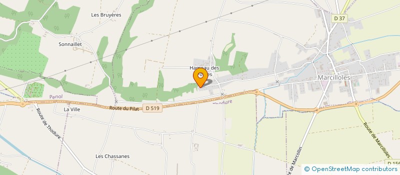 localisation de l'entreprise MONSIEUR JOAO COSTA PEREIRA  MARCILLOLES