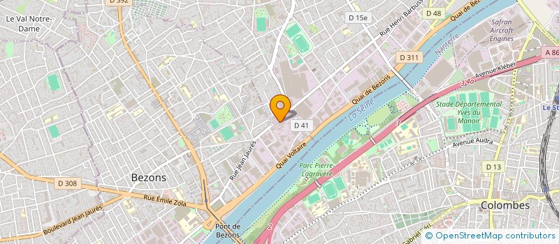 localisation de l'entreprise MONSIEUR JOAO DA COSTA BARBOSA  BEZONS