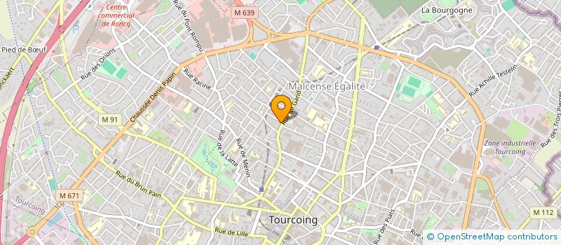 localisation de l'entreprise MONSIEUR JOAO DA COSTA LUIS NUNES  TOURCOING