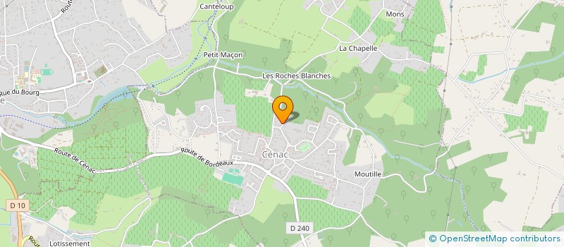 localisation de l'entreprise MONSIEUR JOAO DA COSTA VELOSO  CENAC