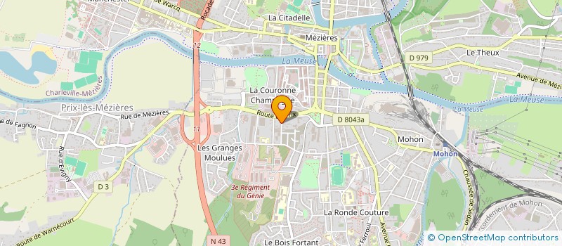 localisation de l'entreprise MONSIEUR JOAO DA CUNHA LOPES  VILLERS-SEMEUSE