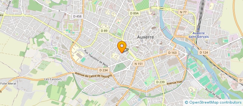 localisation de l'entreprise MONSIEUR JOAO DA ROCHA à AUXERRE