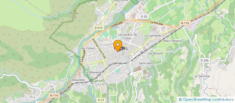 localisation de l'entreprise MONSIEUR JOAO DANTAS RIBEIRO à PRADES