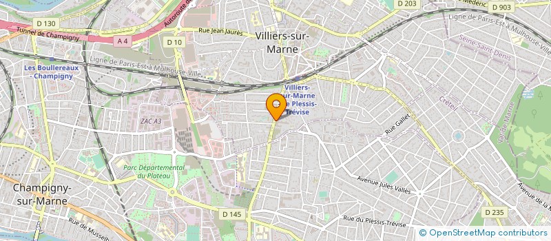 localisation de l'entreprise MONSIEUR JOAO DE AGUIAR LOPES  VILLIERS-SUR-MARNE