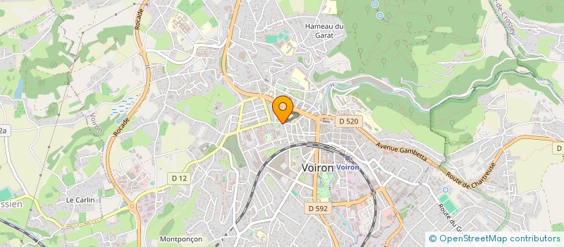 localisation de l'entreprise MONSIEUR JOAO DE ALMEIDA NOGUEIRA à VOIRON