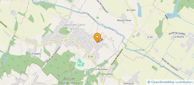 localisation de l'entreprise MONSIEUR JOAO DE AMORIM OUTERELO  LABASTIDE-SAINT-SERNIN