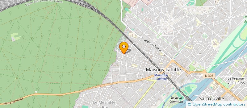 localisation de l'entreprise MONSIEUR JOAO DE ANDRADE  MAISONS-LAFFITTE