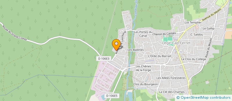 localisation de l'entreprise MONSIEUR JOAO DE ANDRADE  LEGE-CAP-FERRET