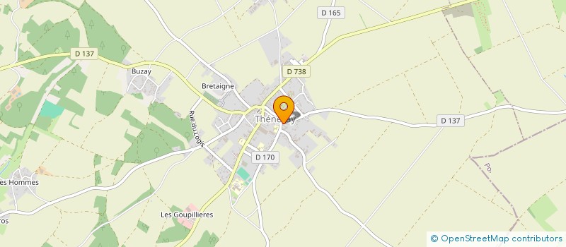 localisation de l'entreprise MONSIEUR JOAO DE CASTRO GOMES DOS SANTOS  THENEZAY