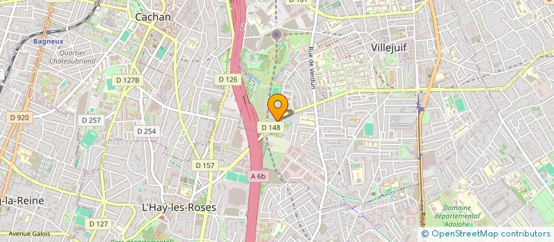 localisation de l'entreprise MONSIEUR JOAO DE DEUS GOMES DA SILVA  VILLEJUIF