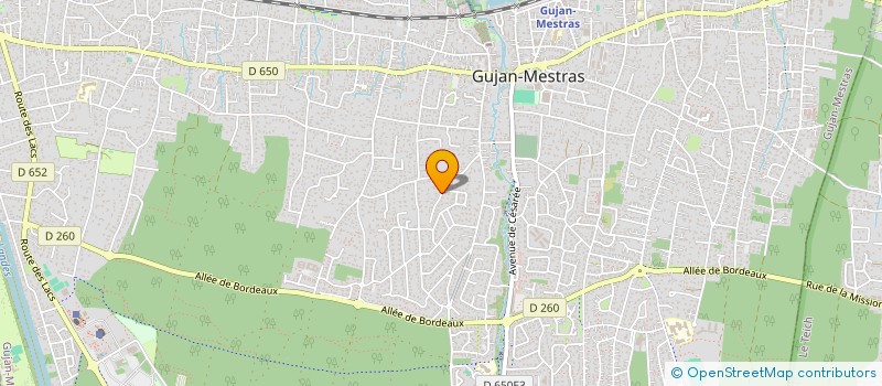 localisation de l'entreprise MONSIEUR JOAO DE JESUS PATAIAS  GUJAN-MESTRAS
