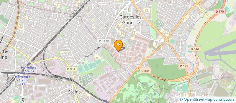 localisation de l'entreprise MONSIEUR JOAO DE OLIVEIRA  GARGES-LES-GONESSE