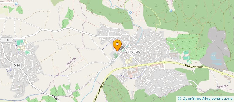 localisation de l'entreprise MONSIEUR JOAO DE OLIVEIRA CUNHA  CAVEIRAC