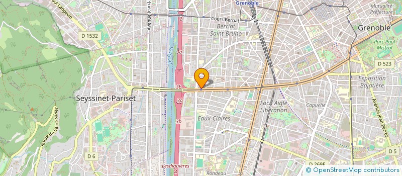 localisation de l'entreprise MONSIEUR JOAO DE OLIVEIRA DIAS  GRENOBLE