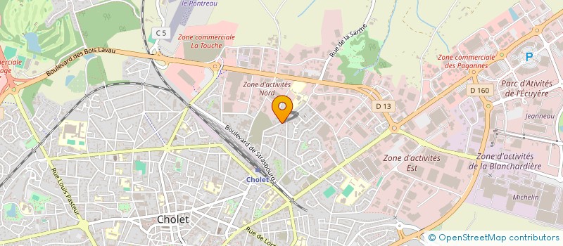 localisation de l'entreprise MONSIEUR JOAO DE SA FERNANDES à CHOLET