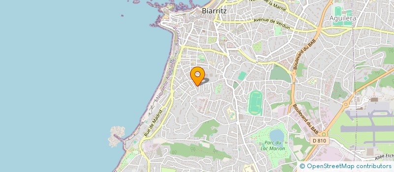 localisation de l'entreprise MONSIEUR JOAO DE SONIS DE MORAIS à BIARRITZ